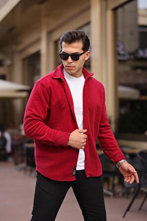 Oversize Düz Polar Gömlek XC U 200