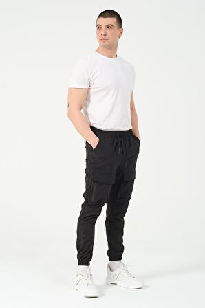 Yan Cepli Lastik Paça Kargo/Jogger Alt Bl 2130-70092