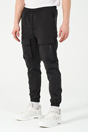 Yan Cepli Lastik Paça Kargo/Jogger Alt Bl 2130-70092