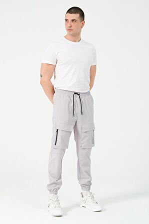 Yan Cepli Lastik Paça Kargo/Jogger Alt Bl 2130-70092