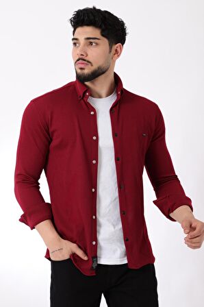 Düz Bady Örme Gömlek XC U16788_40297