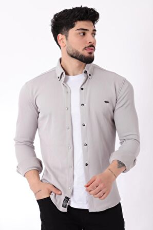 Düz Bady Örme Gömlek XC U16788_40297