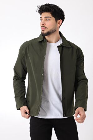 Sporlikra Kumaş Çıtçıtlı Yakalı Yağmurluk/Mevsimlik PLDP 2976_60291