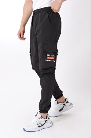 Paraşüt Kumaş Baskılı Paça Lastikli Kargo/Jogger Alt PLDP 02_0347