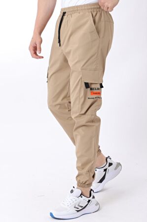 Paraşüt Kumaş Baskılı Paça Lastikli Kargo/Jogger Alt PLDP 02_0347