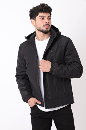 Sabit Kapüşon Cep Detay Kışlık Mont Bl 1760_50392