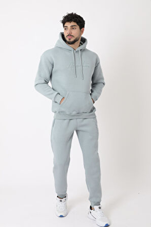 Oversize 3 İp Baskılı Kışlık Alt-Üst Takım Trc 3253-3254_72014