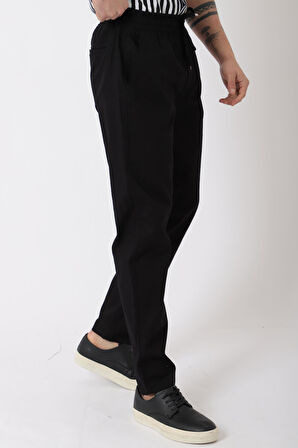 Bel Lastikli Keten Pantolon PLDP-01K_0385