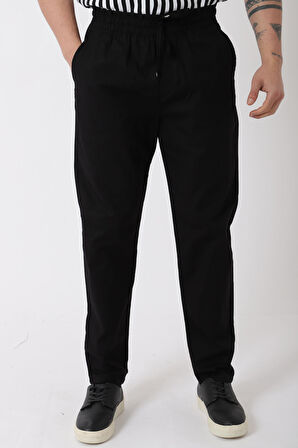 Bel Lastikli Keten Pantolon PLDP-01K_0385