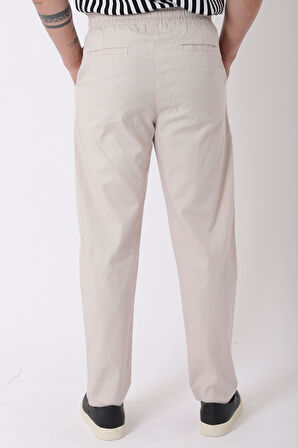 Bel Lastikli Keten Pantolon PLDP-01K_0385