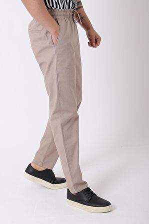 Bel Lastikli Keten Pantolon PLDP-01K_0385