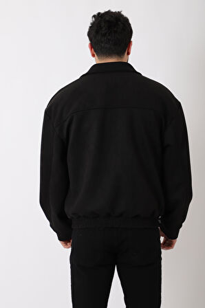 Yakalı Bel Lastikli Süet Mevsimlik Mont BL 1808_60322