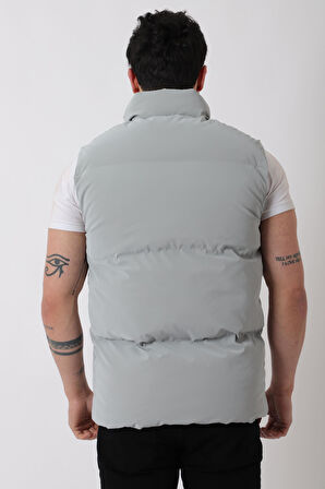 Dik Yaka Demir Fermuarlı Nova Yelek VKS_60325