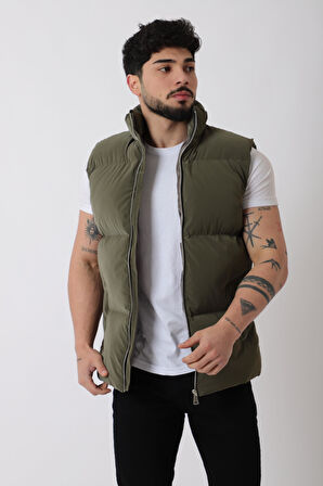 Dik Yaka Demir Fermuarlı Nova Yelek VKS_60325