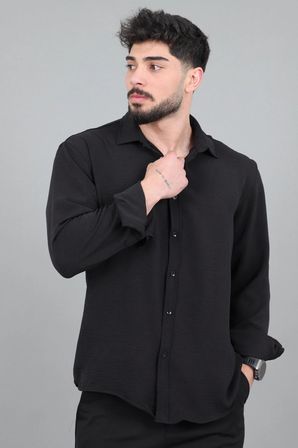 Uzun Kol Keten Gömlek BLD 7040_40368