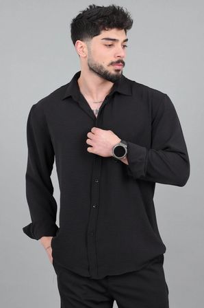 Uzun Kol Keten Gömlek BLD 7040_40368