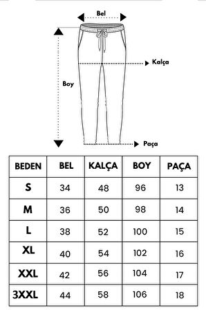 Bel Lastikli Spor En Boy Jogger Pantolon CPT-4_0400