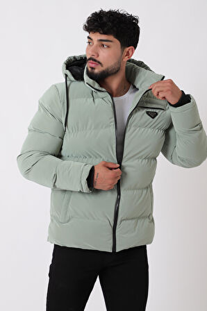 Cep Fermuarlı Armalı Nova Kışlık Şişme Mont PLDP 2959-NM_50451