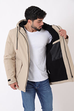 Sporlikra Kumaş Tasarım Cep Kışlık Mont PLDP 3013_50458