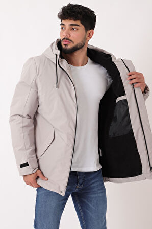 Sporlikra Kumaş Tasarım Cep Kışlık Mont PLDP 3013_50458