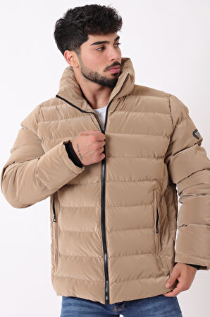 Cep Detay Dik Yaka Armalı Nova Kışlık Mont PLDP 3012_50463