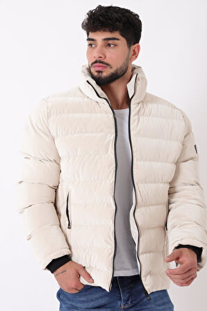 Cep Detay Dik Yaka Armalı Nova Kışlık Mont PLDP 3012_50463