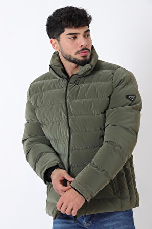 Cep Detay Dik Yaka Armalı Nova Kışlık Mont PLDP 3012_50463
