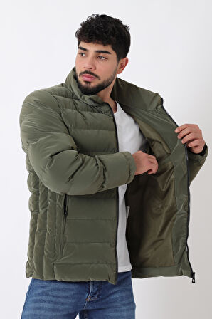 Cep Detay Dik Yaka Armalı Nova Kışlık Mont PLDP 3012_50463