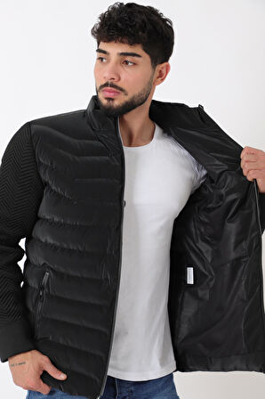 Nova Kol Triko Kışlık Şişme Mont PLDP 3011_50464