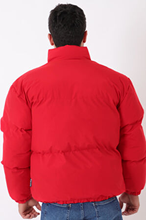 Dik Yaka Oversize Bomber Şişme Kışlık Mont PLDP 3018_50465