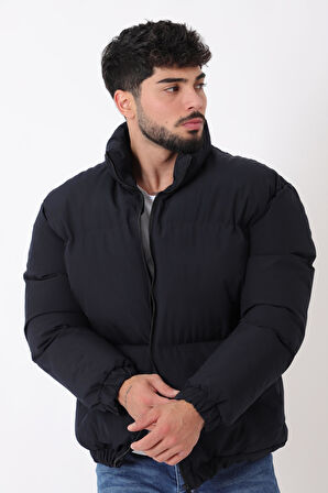 Dik Yaka Oversize Bomber Şişme Kışlık Mont PLDP 3018_50465
