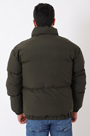 Dik Yaka Oversize Bomber Şişme Kışlık Mont PLDP 3018_50465