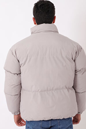 Dik Yaka Oversize Bomber Şişme Kışlık Mont PLDP 3018_50465