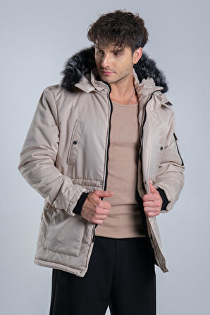 Stil Kombin İçi Kürklü Kaban/Mont BL 1506