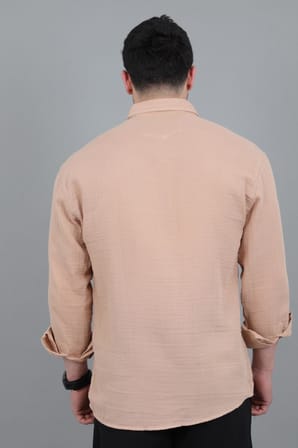 Oversize Müslin Yazlık Uzun Kol Gömlek MRS 202_40417