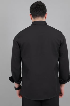 Düğme Detay Premium Yazlık Uzun Kol Gömlek QCM 6727_40419