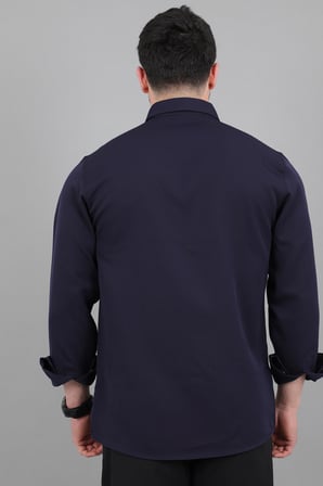 Düğme Detay Premium Yazlık Uzun Kol Gömlek QCM 6727_40419