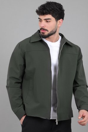 Yakalı Fermuarlı Mevsimlik Mont PLDP 3033_60390