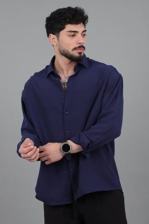Yazlık Uzun Kol Keten Gömlek SPR 16223_40428