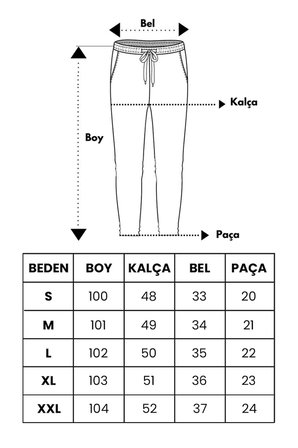 Yıkamalı Keten Baggy Pantolon SPR 2313_0445