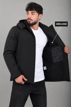 İçi Kürlü Spor Likralı Mont/Kaban PLDP3016_50509