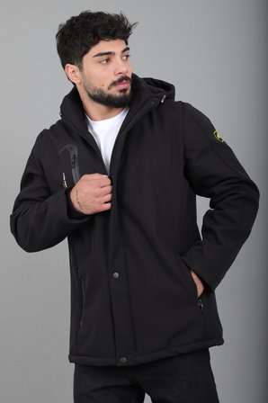 Su ve Rüzgar Geçirmez Outdoor Softshell Kışlık Mont PLDP 3014_50510
