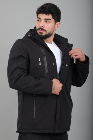 Su ve Rüzgar Geçirmez Outdoor Softshell Kışlık Mont PLDP 3014_50510