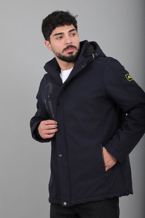 Su ve Rüzgar Geçirmez Outdoor Softshell Kışlık Mont PLDP 3014_50510