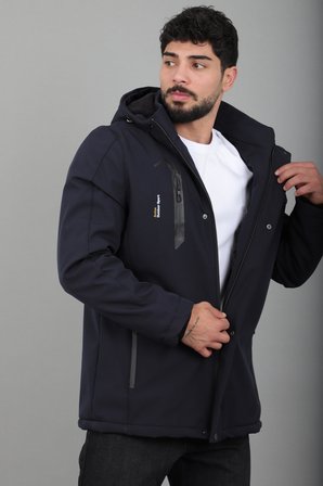 Su ve Rüzgar Geçirmez Outdoor Softshell Kışlık Mont PLDP 3014_50510