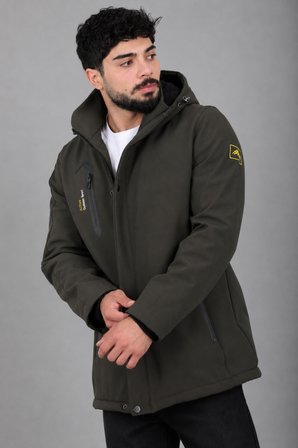 Su ve Rüzgar Geçirmez Outdoor Softshell Kışlık Mont PLDP 3014_50510