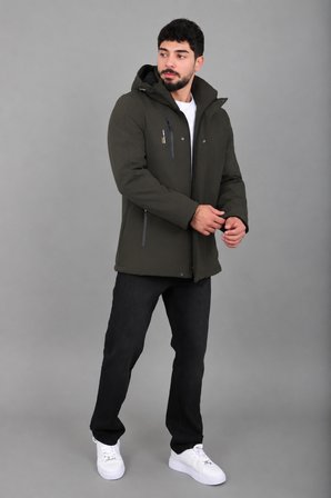 Su ve Rüzgar Geçirmez Outdoor Softshell Kışlık Mont PLDP 3014_50510