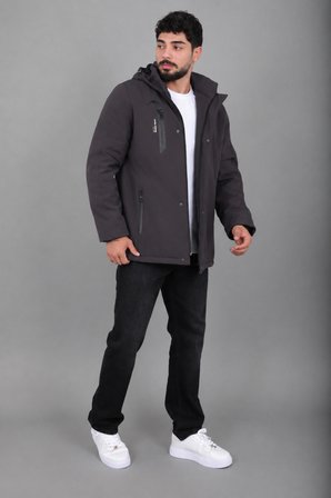 Su ve Rüzgar Geçirmez Outdoor Softshell Kışlık Mont PLDP 3014_50510