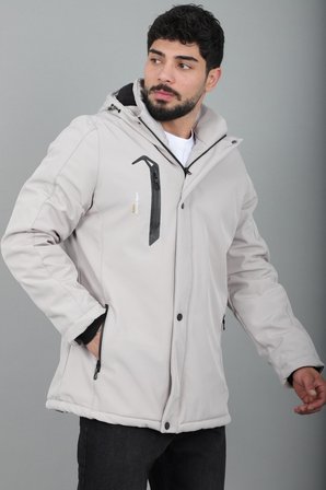 Su ve Rüzgar Geçirmez Outdoor Softshell Kışlık Mont PLDP 3014_50510
