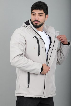 Su ve Rüzgar Geçirmez Outdoor Softshell Kışlık Mont PLDP 3014_50510